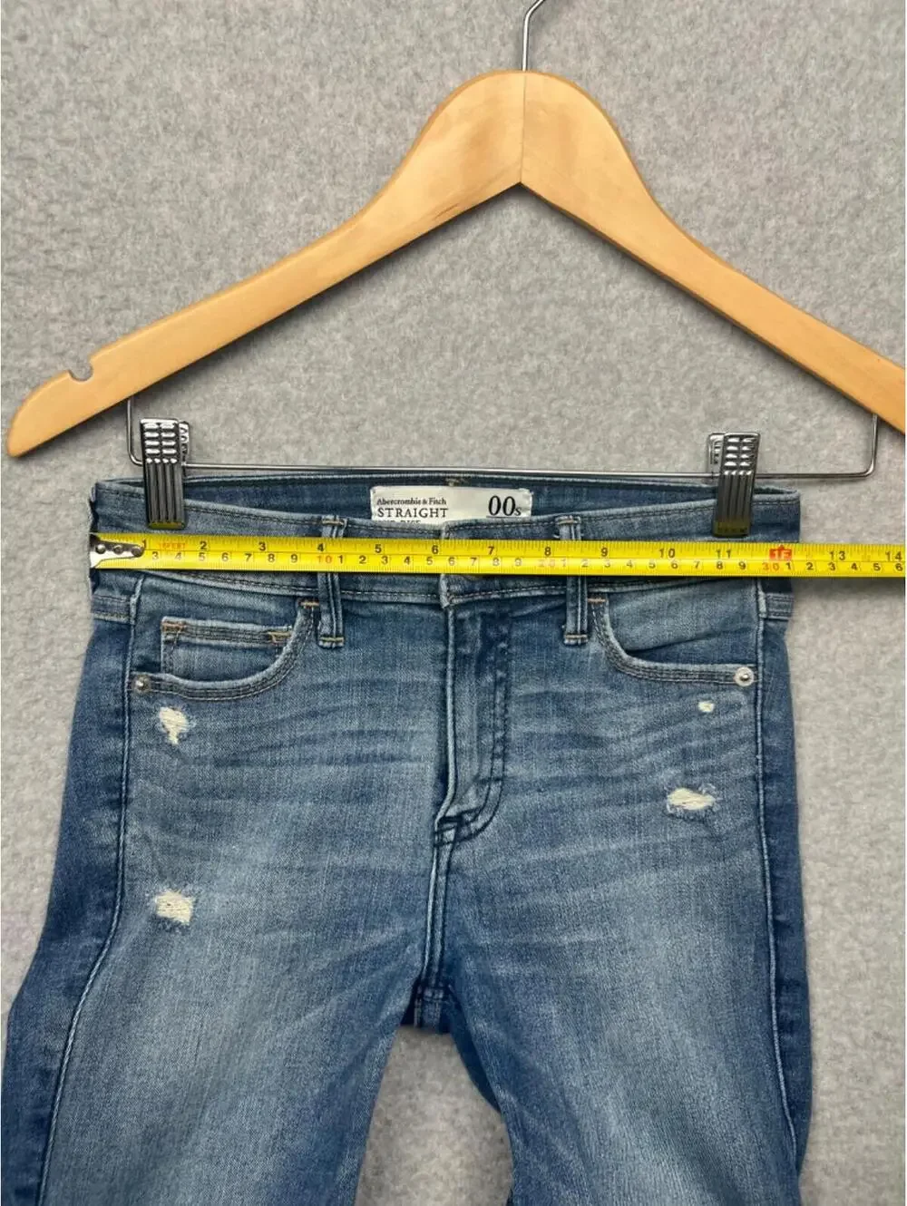 Abercrombie & Fitch Denim Jeans Womens 00S Straight Mid Rise Classic Casual